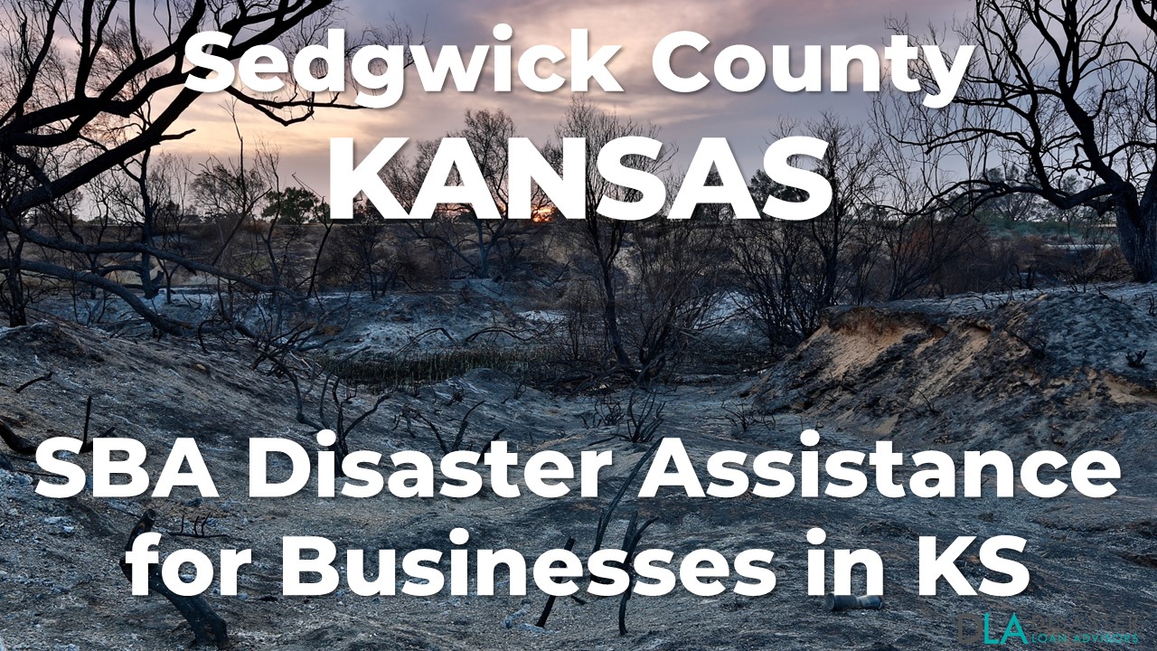 Sedgwick County Kansas SBA Disaster Loan Relief for Cottonwood Complex Fire KS-00150